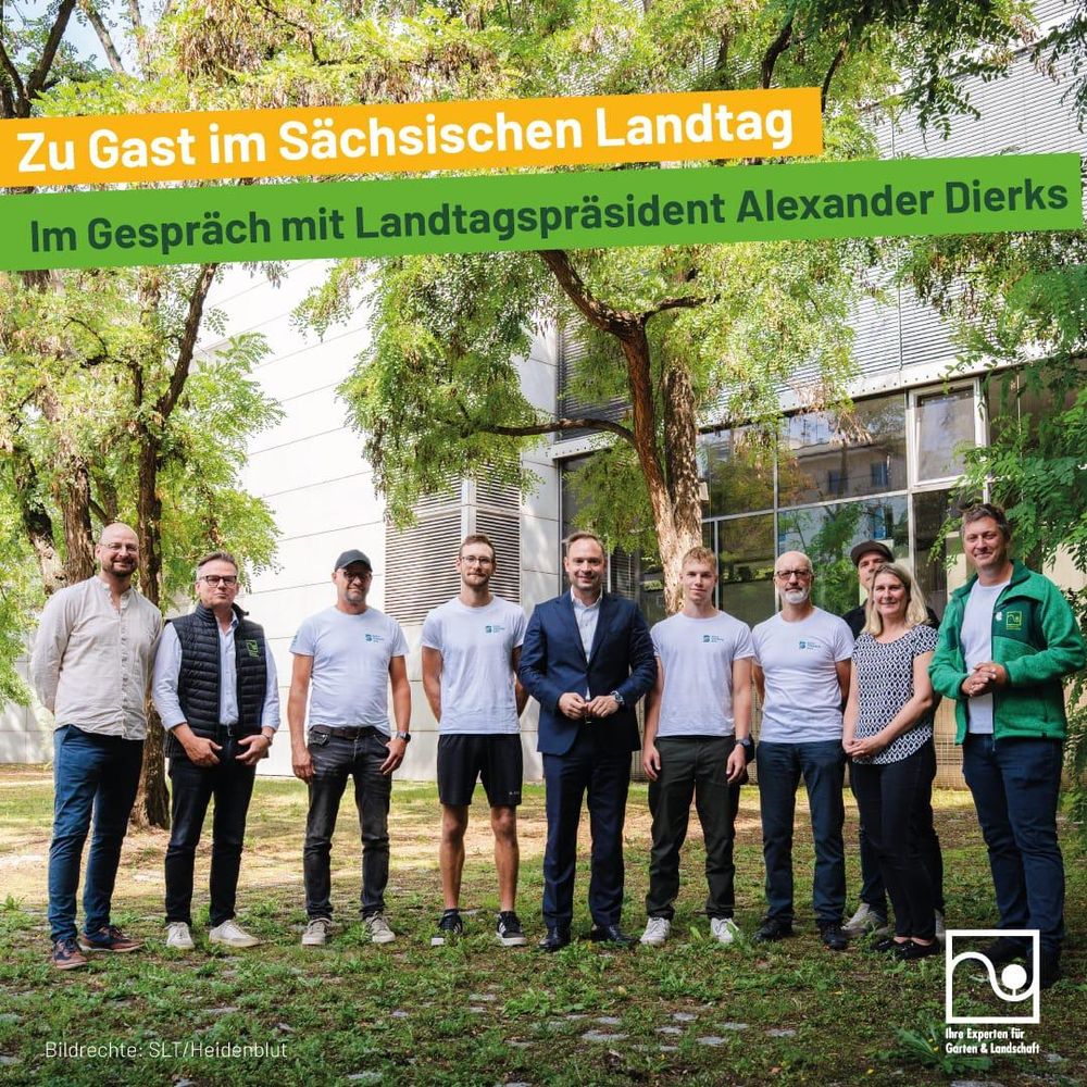 Marc-Aurel Spalek & Lennard Weitzmann mit Landtagspräsident Alexander Dierks im Sächsischen Landtag